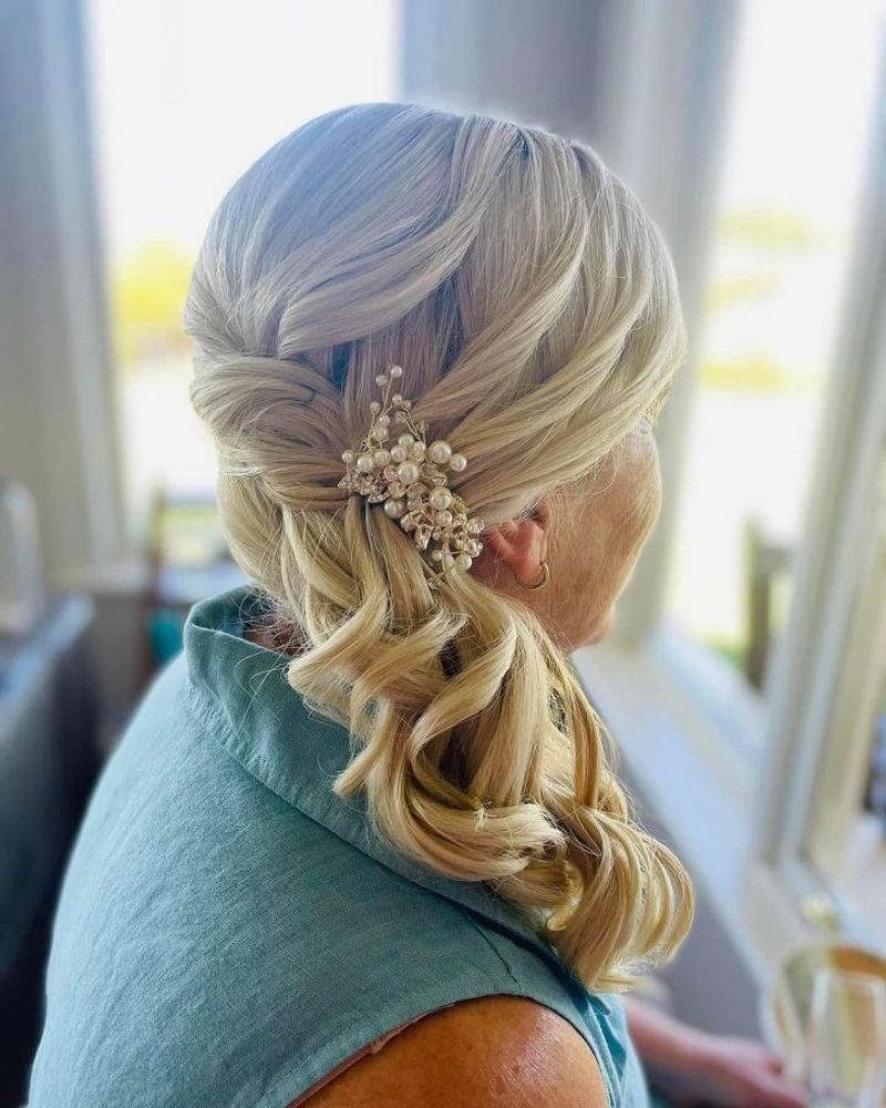 Elegant Side-Swept Updo