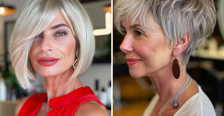 15 Trendy Face-Framing Short Haircuts for Women Over 60 With Style