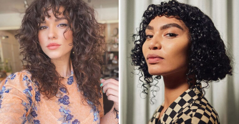 16 Bangs And Curls Hairstyles That Prove Style Doesn’t Need Stress