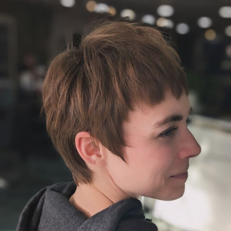 Pixie Cut with Textured Layers