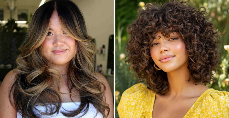 17 Cortes de Cabelo que Emagrecem, Levantam e Lisonjeiam Totalmente Rostos Redondos
