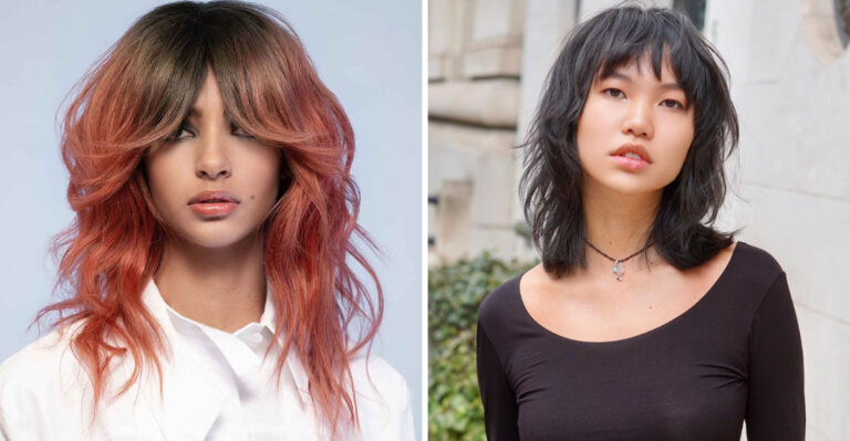 17 Shoulder-Length Wolf Cuts Bringing ’70s Energy to 2025