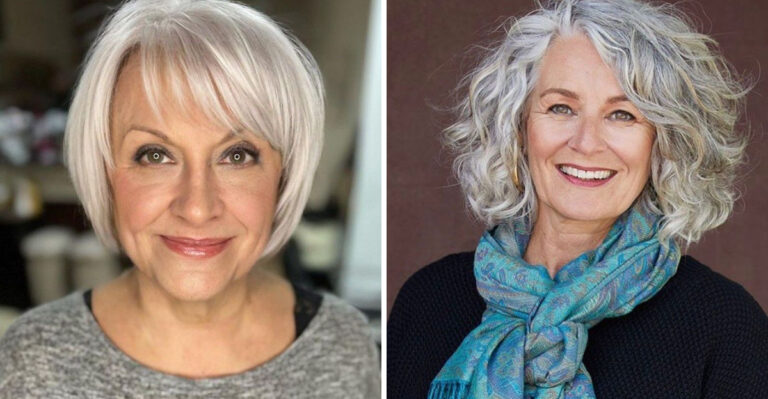 17 Stylish and Simple Layered Bob Cuts for Women in Their 60s