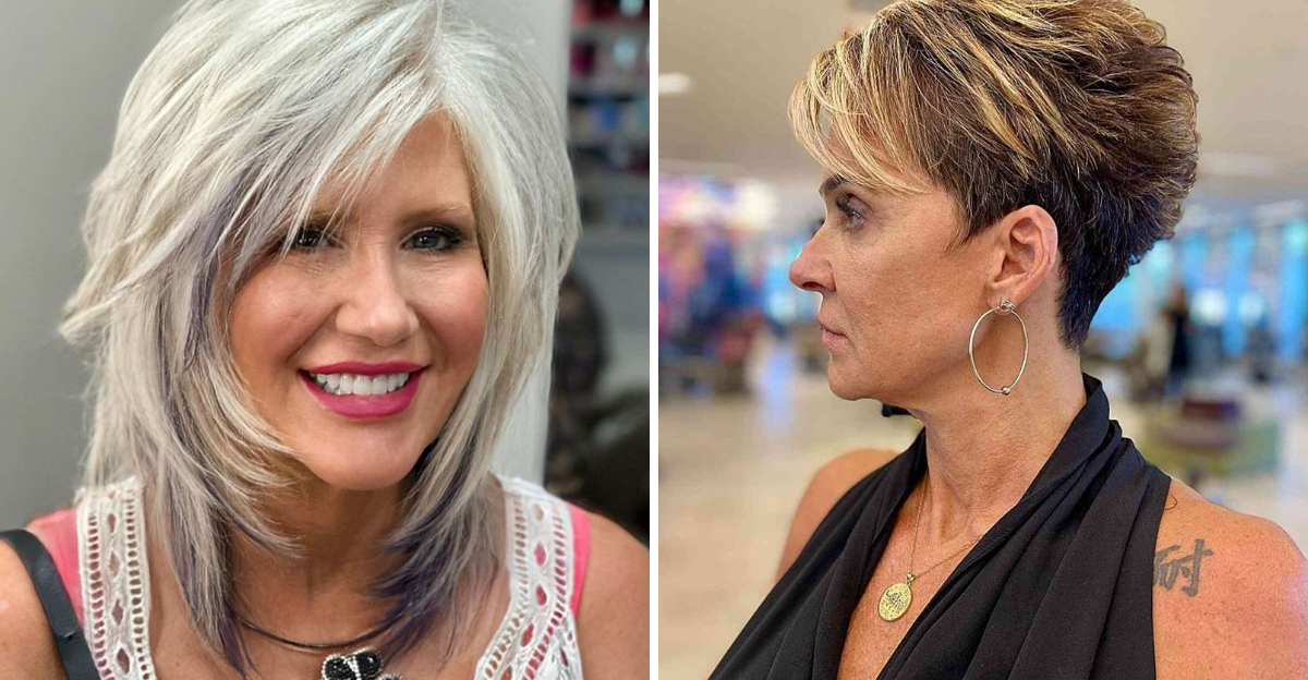 18 Layered Hairstyles That Make Women Over 65 Look 10 Years Younger