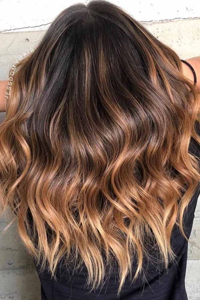 Caramel Cascade Ombré
