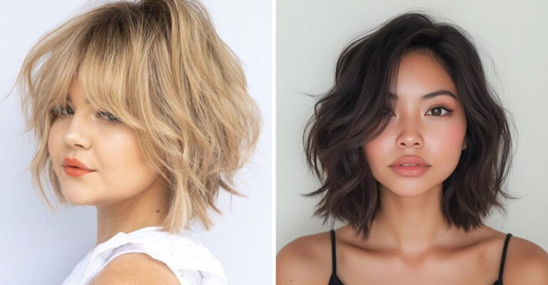 19 Fuss-Free Frayed Bob Haircuts Taking Over This Season