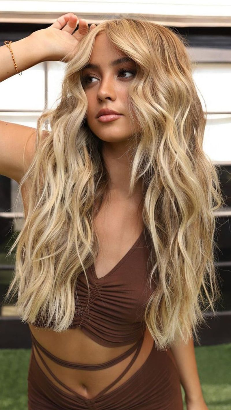 Balayage biondo miele