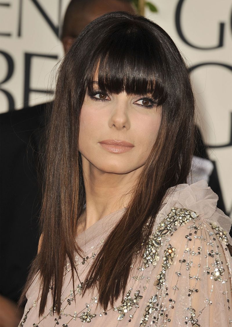 AVOID: Heavy, Straight-Across Bangs