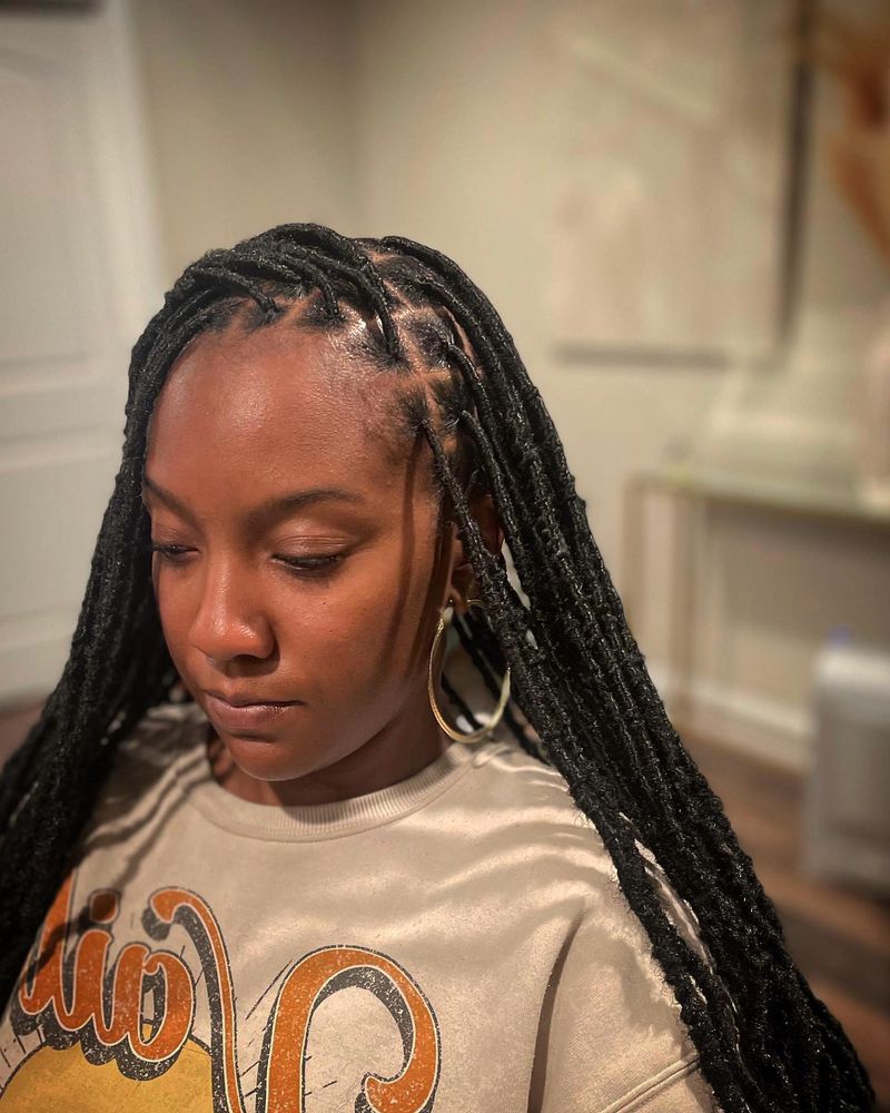 Sculptural Faux Locs