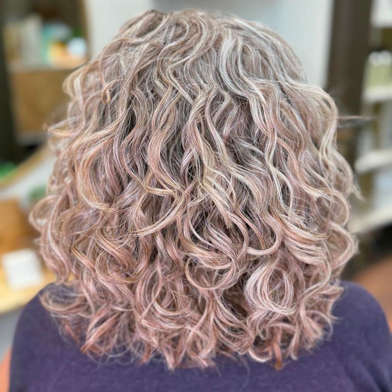 Curly Shoulder-Length Cut with Layers