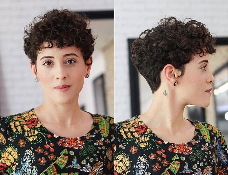 Pixie ricci con volume