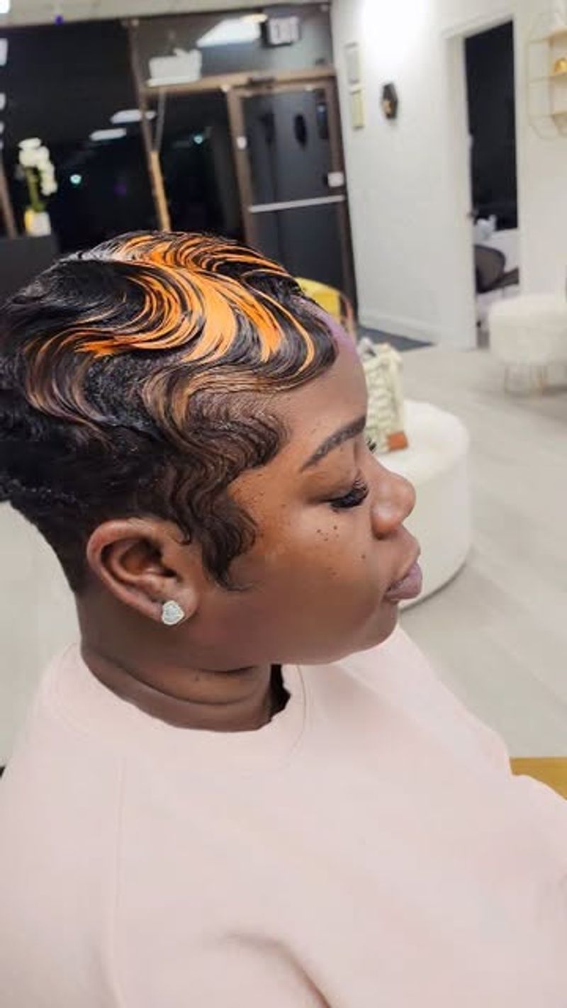 Finger Waves for Elegant Texture