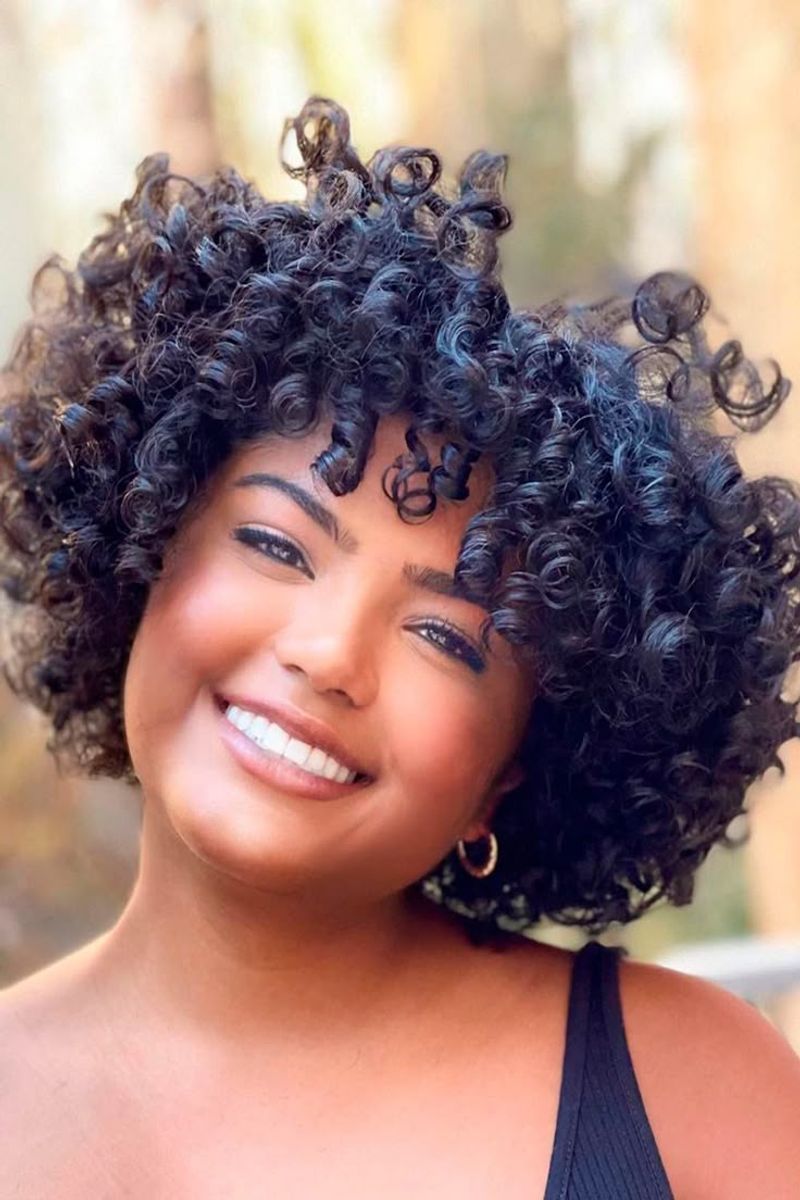 Curly Crop with Tapered Sides