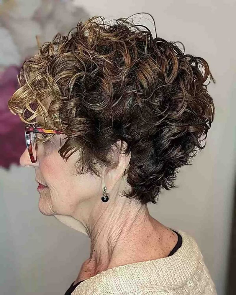Soft Curly Crop with Height