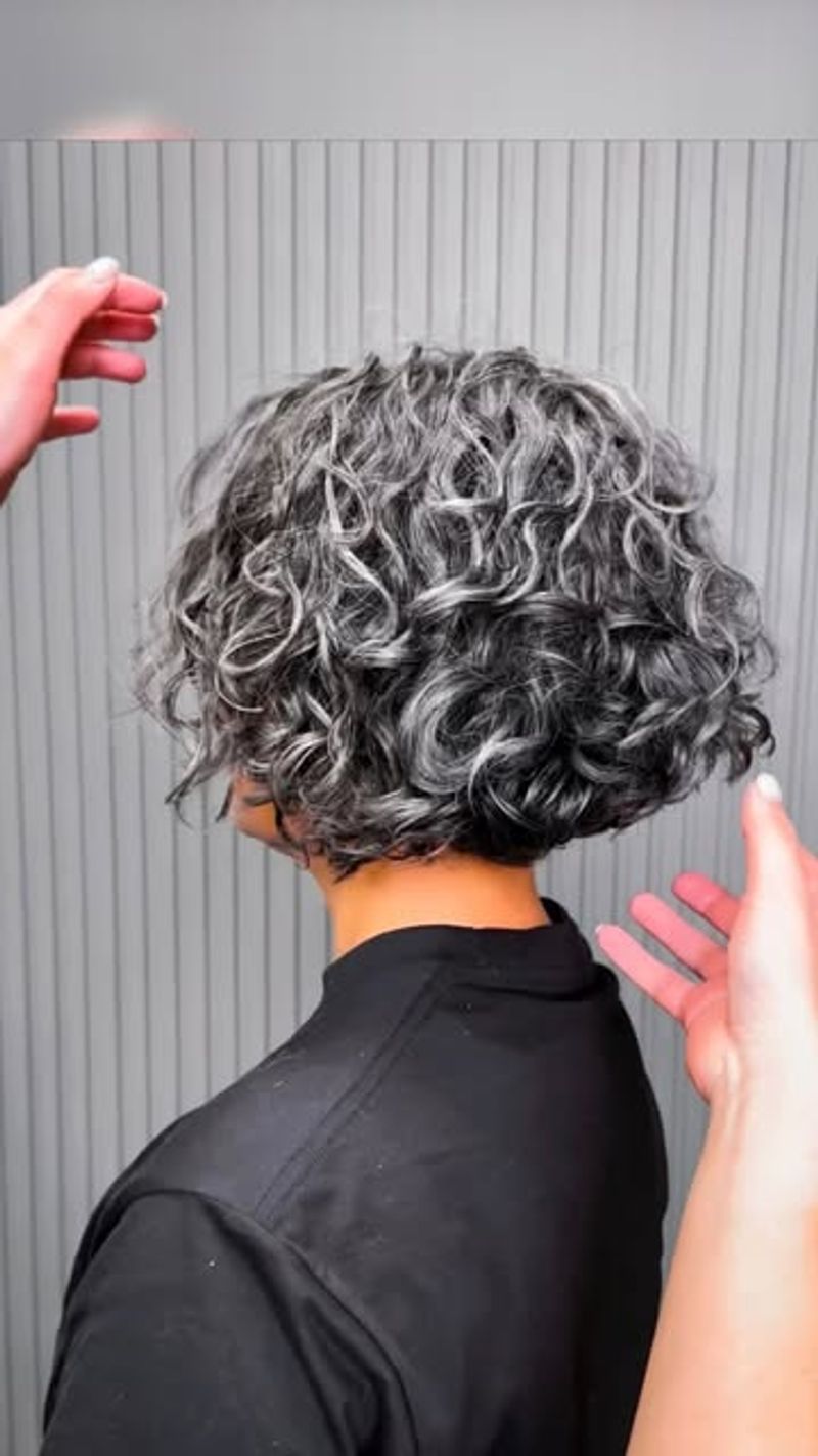 Soft Curly Bob