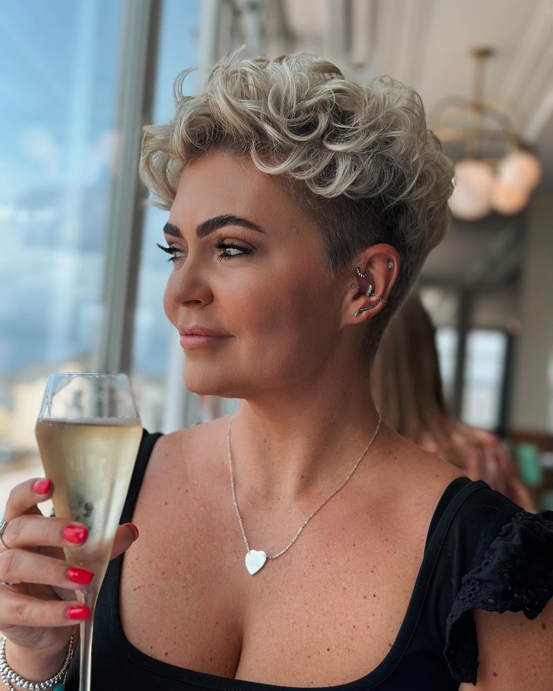Soft Curly Pixie