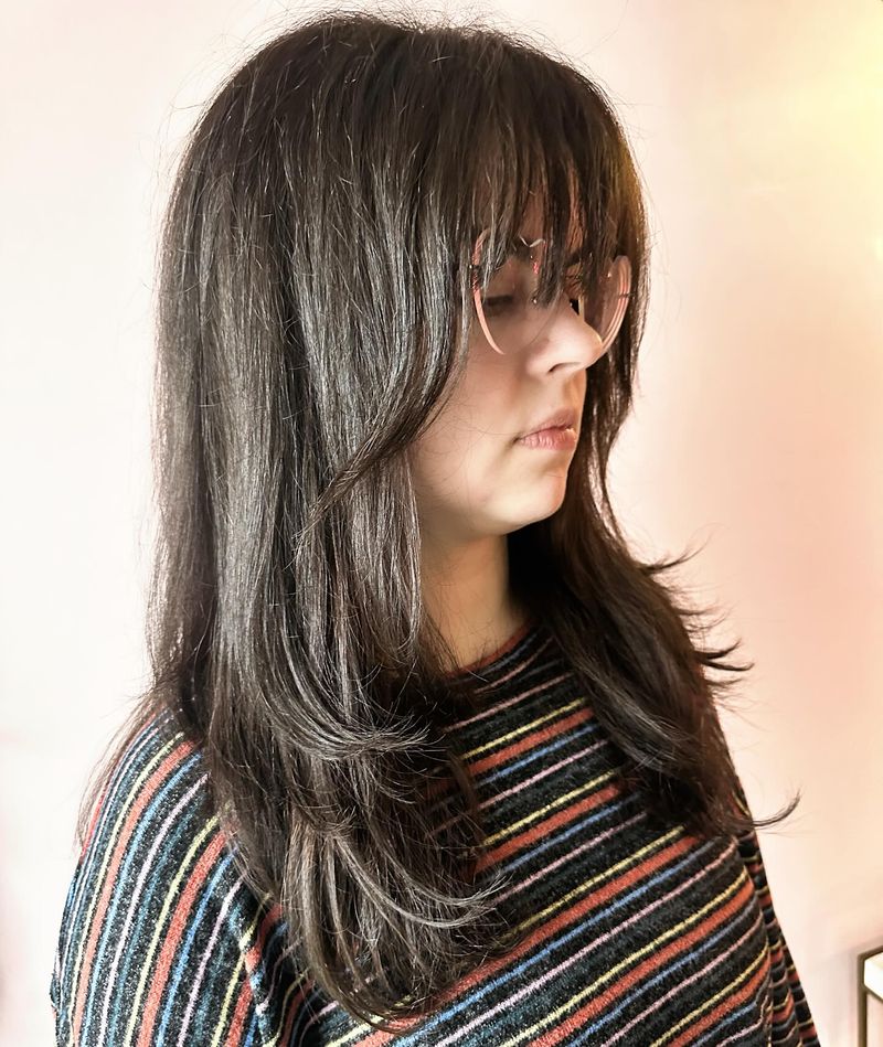 Heavy Bangs with Layers
