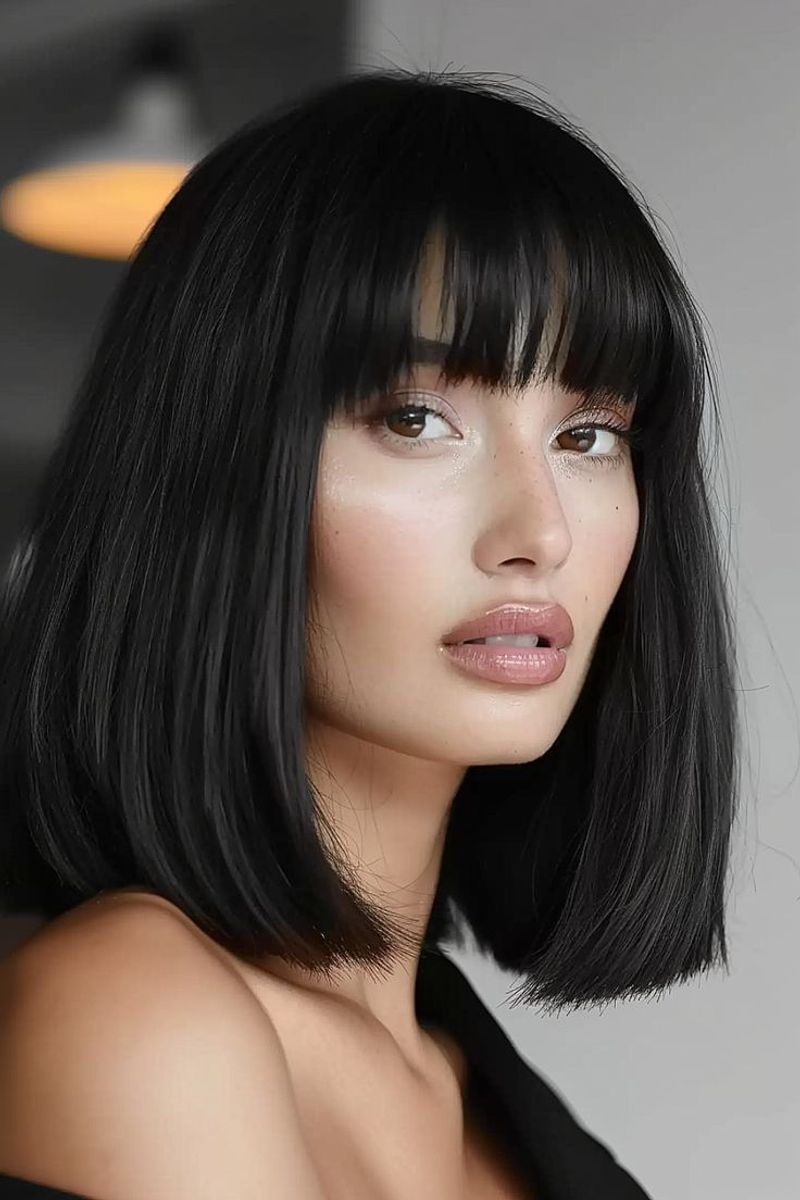 Blunt Bob with Bangs