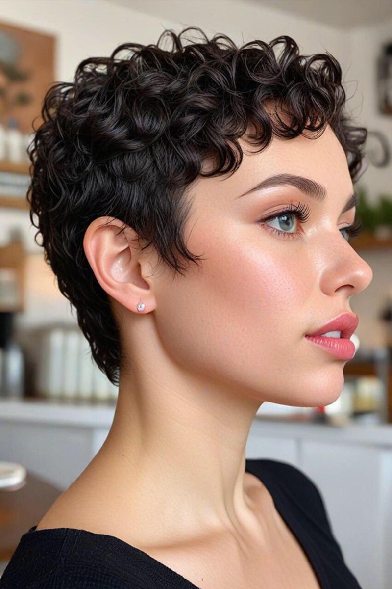 Pixie rizado