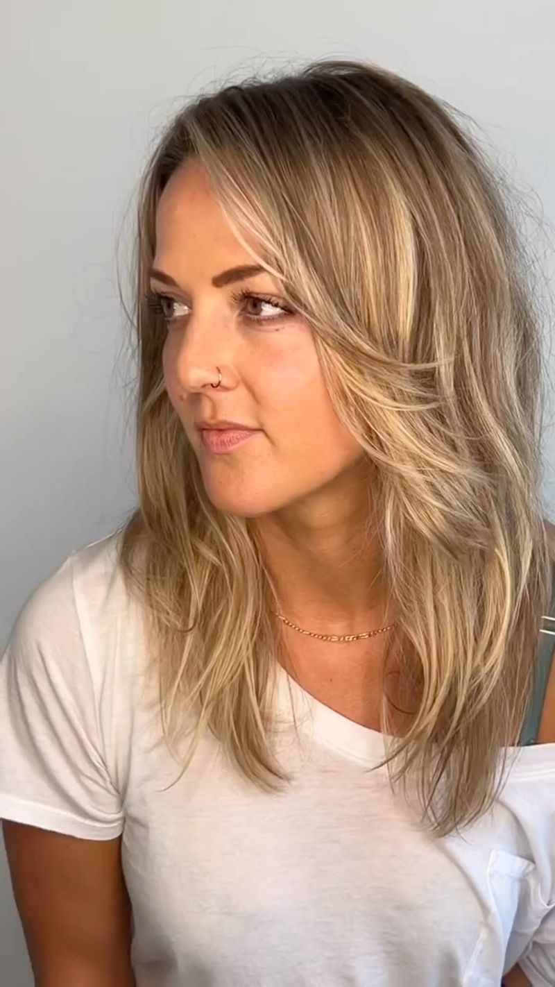 Razor-Cut Shoulder Length Style