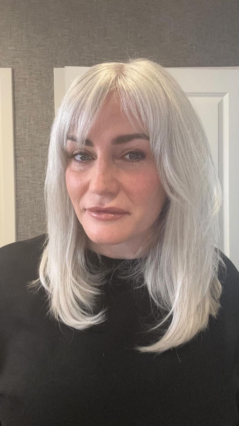 Feathered Mid-Length Cut