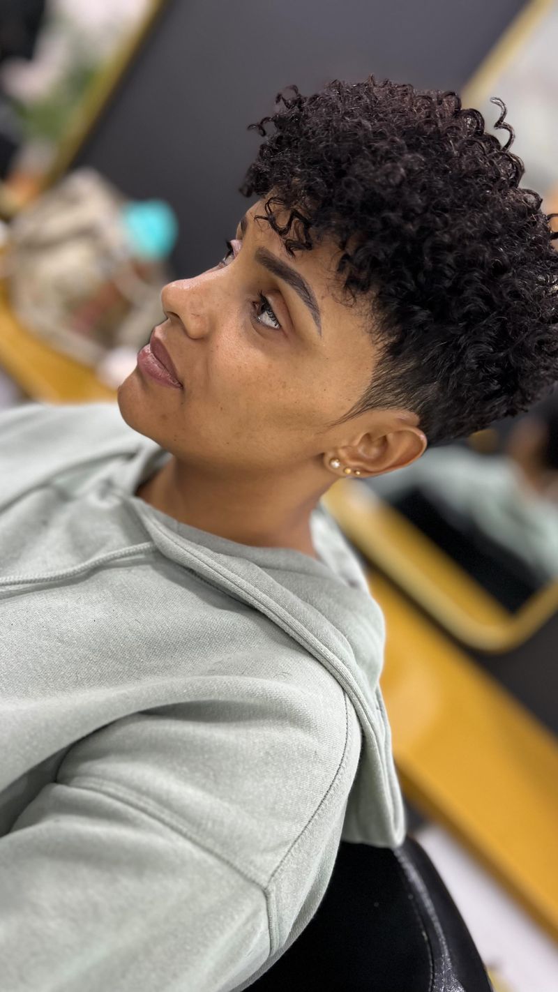 Tapered Pixie with Voluminous Top