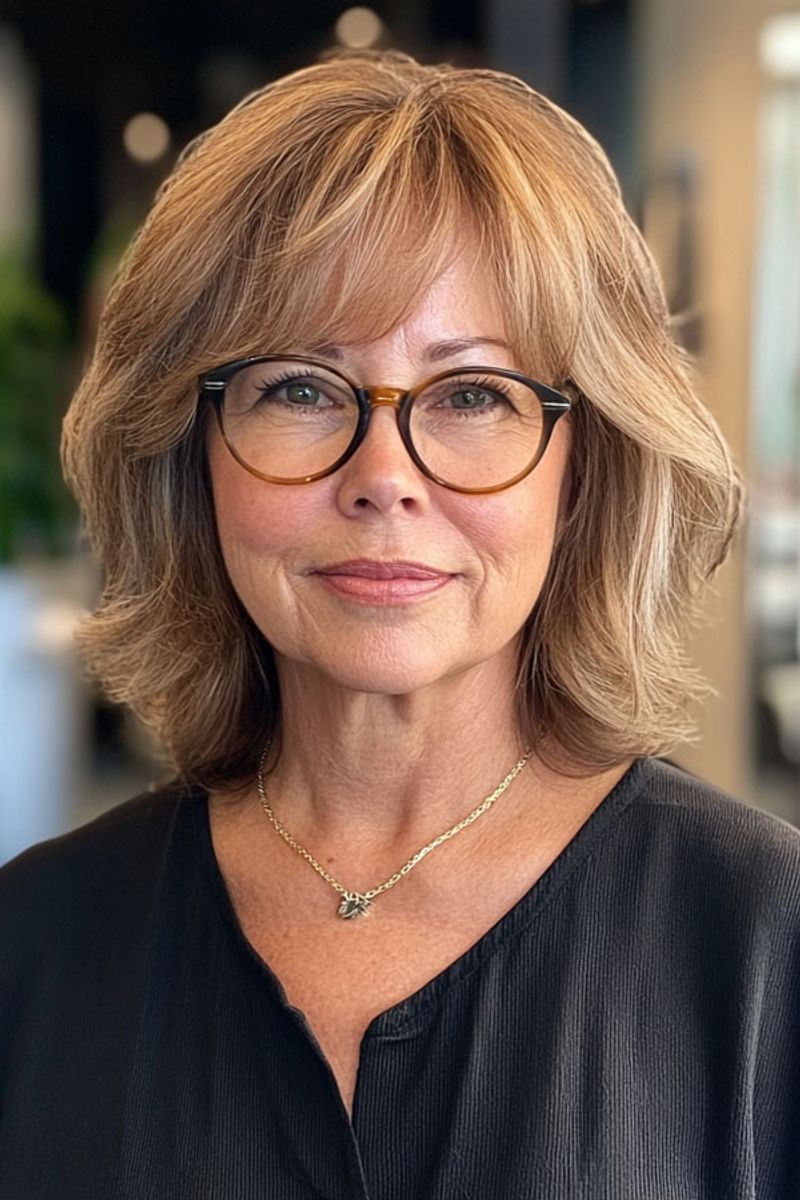 Soft Layered Lob (Long Bob)