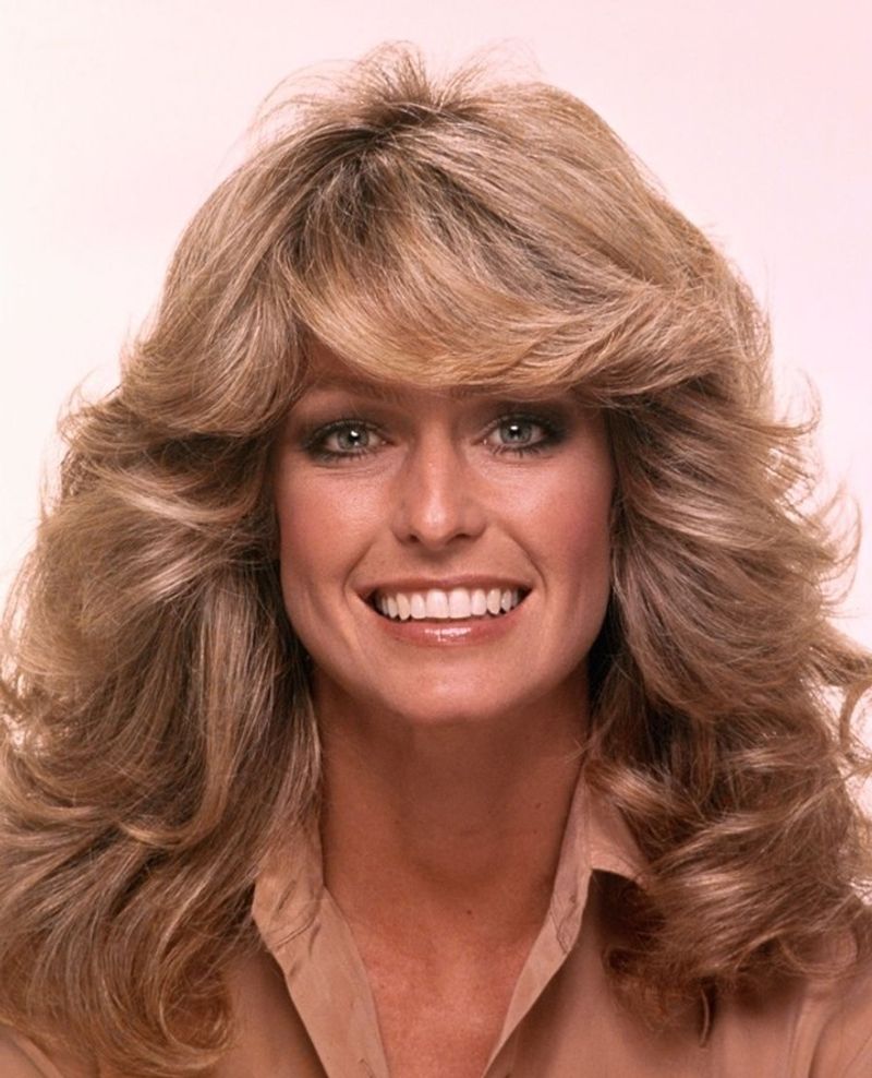 Feathered '70s Bangs