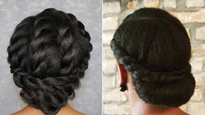 Sculptural Updo with Natural Texture