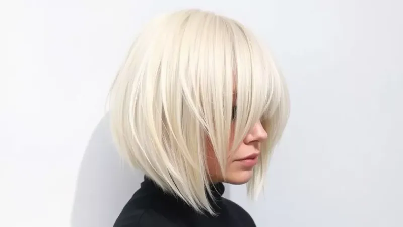 Choppy Bangs with Graduated Bob