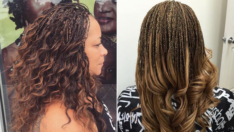 Crimped Micro-Braided Weaves