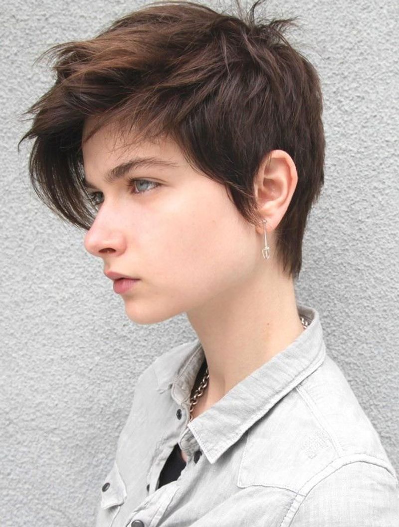 Textured Boyish Cut