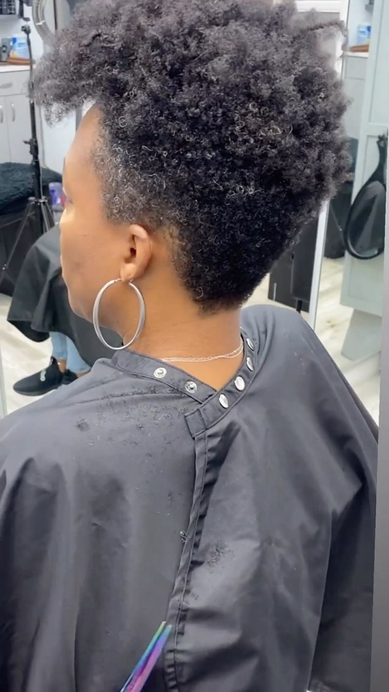 Tapered Natural Curls