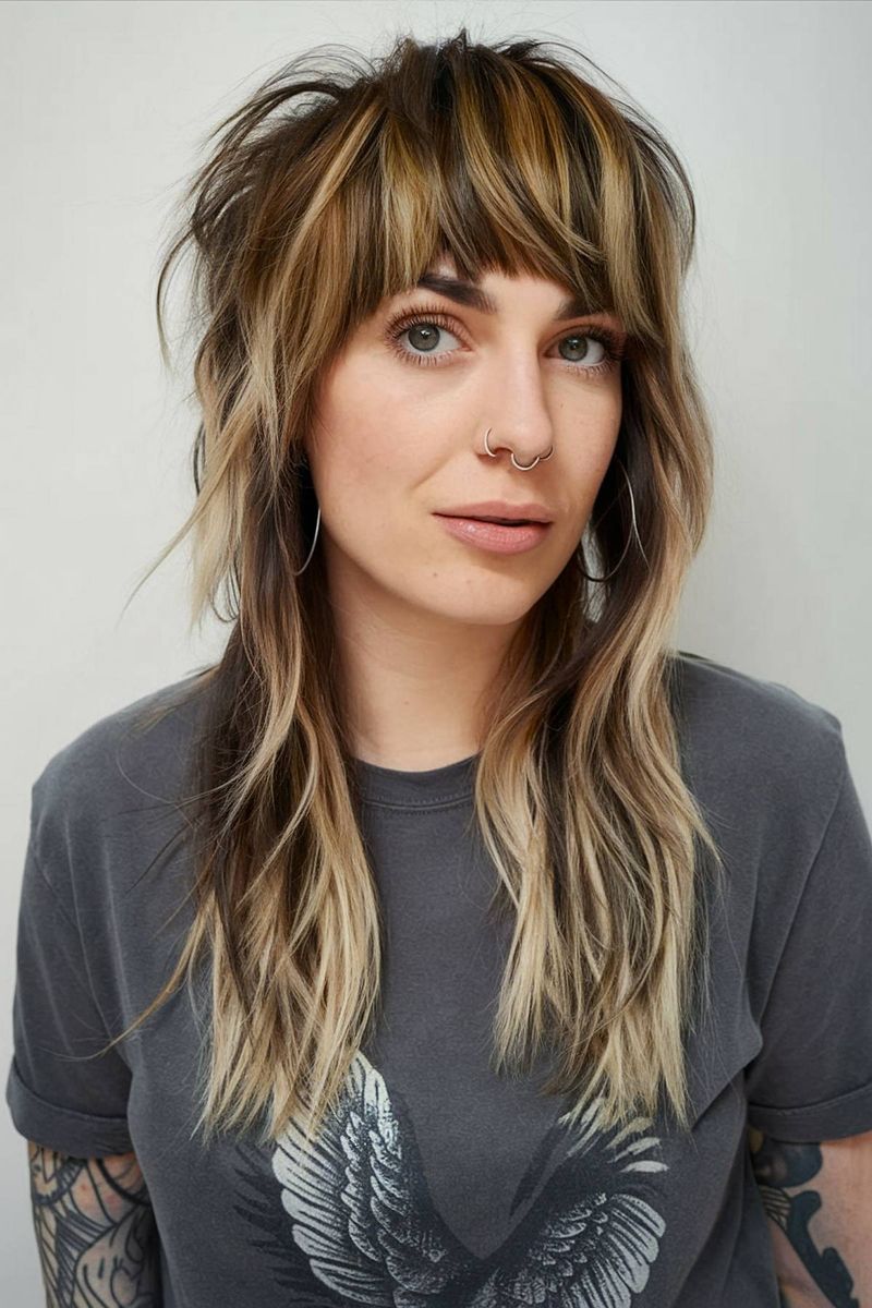 Mullet Shag moderno