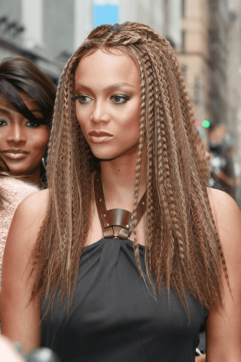 Crimped Blonde Manes