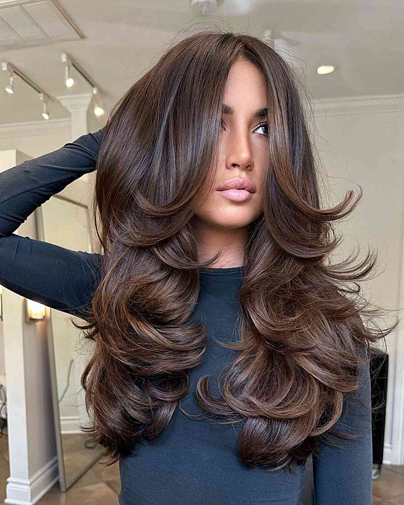 Butterfly Cut for Long Hair