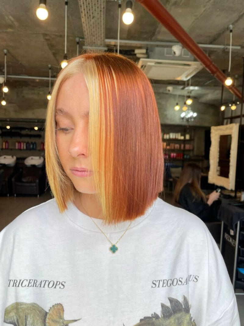 Copper Penny Blunt Cut