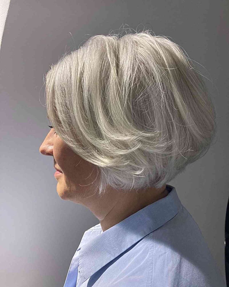 Graduated Bob with Feathered Layers