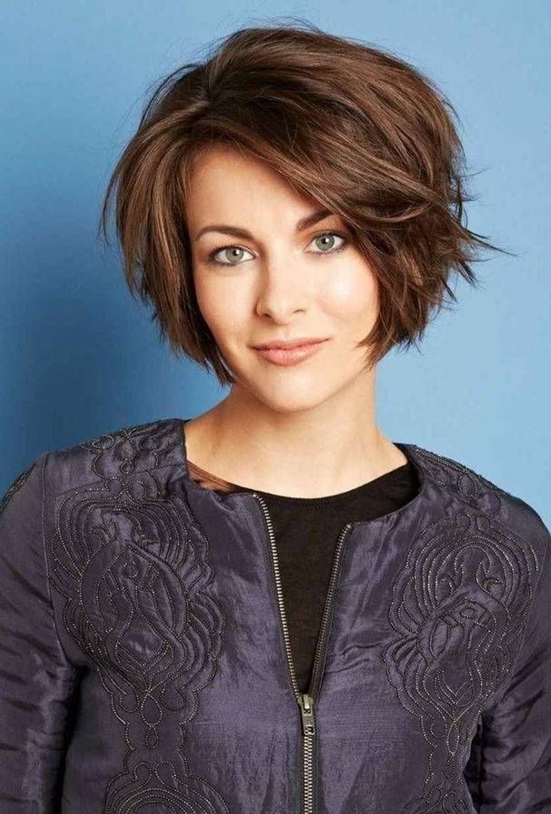 Layered Pixie-Bob for Heart Faces