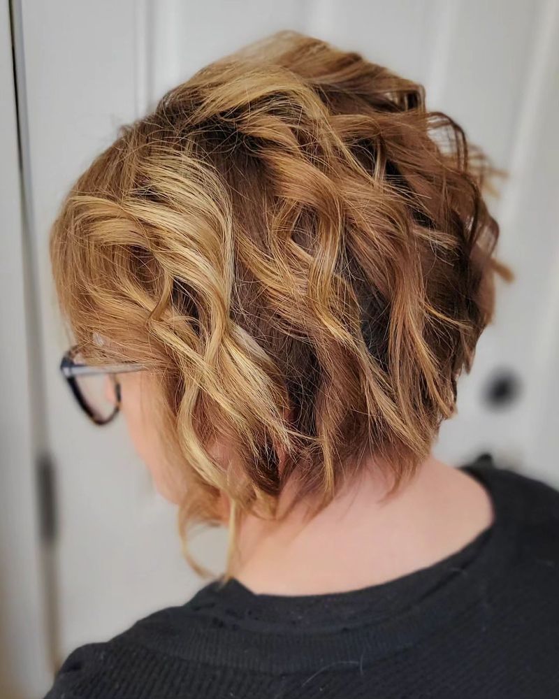 Tousled Bob with Balayage