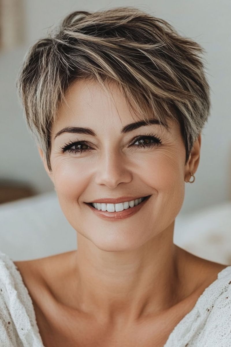 Soft Pixie with Longer Top