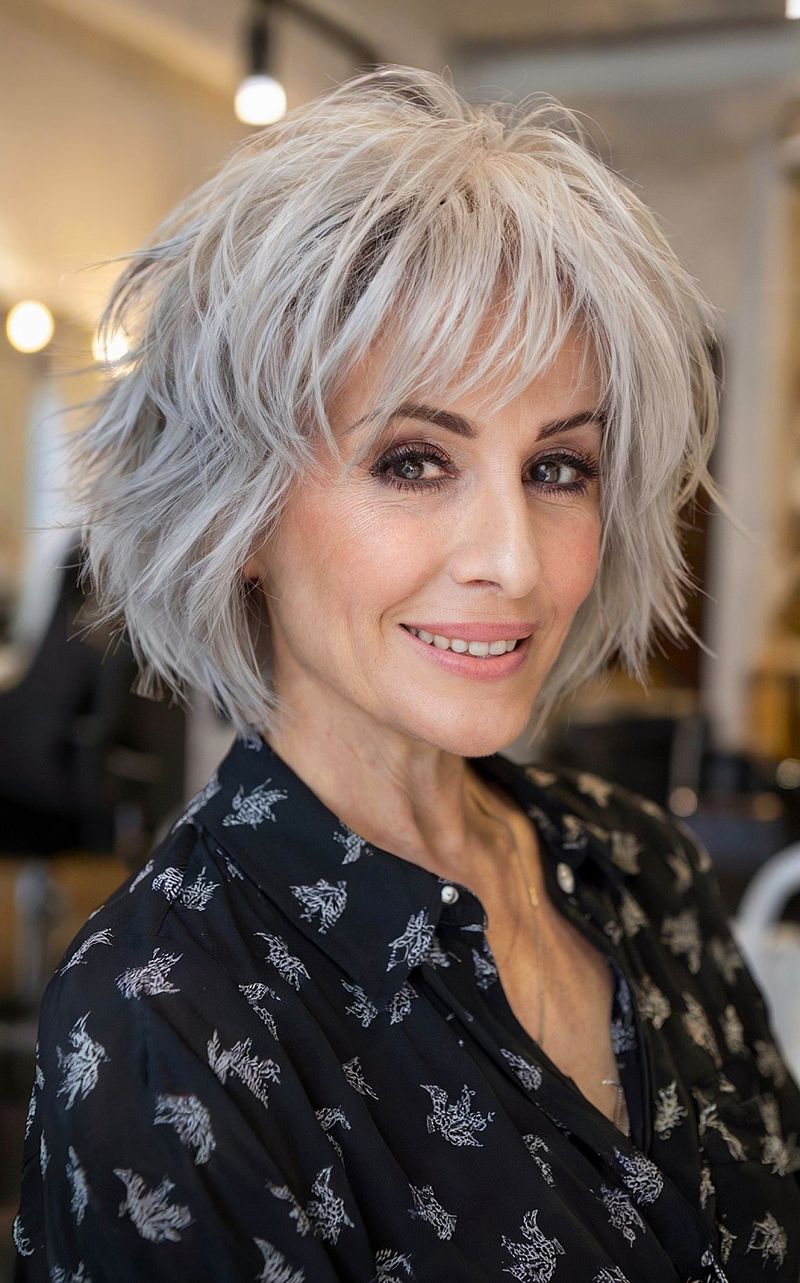 Choppy Chin-Length Bob