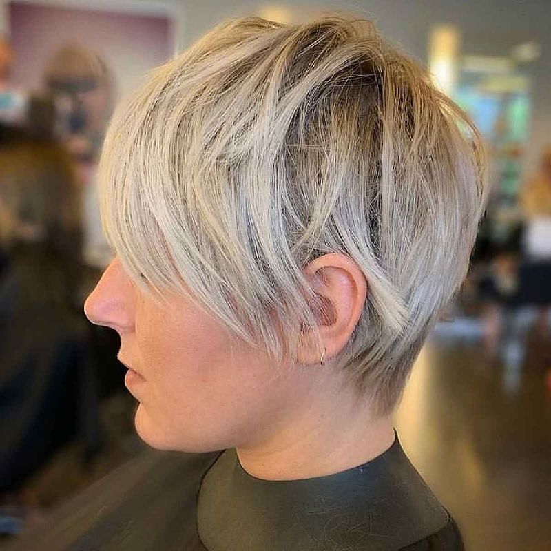 Pixie Cut with Longer Crown