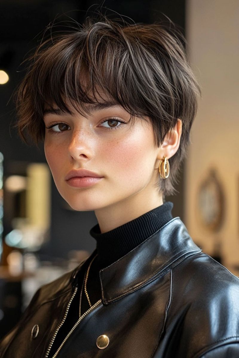 Textured Blunt Pixie