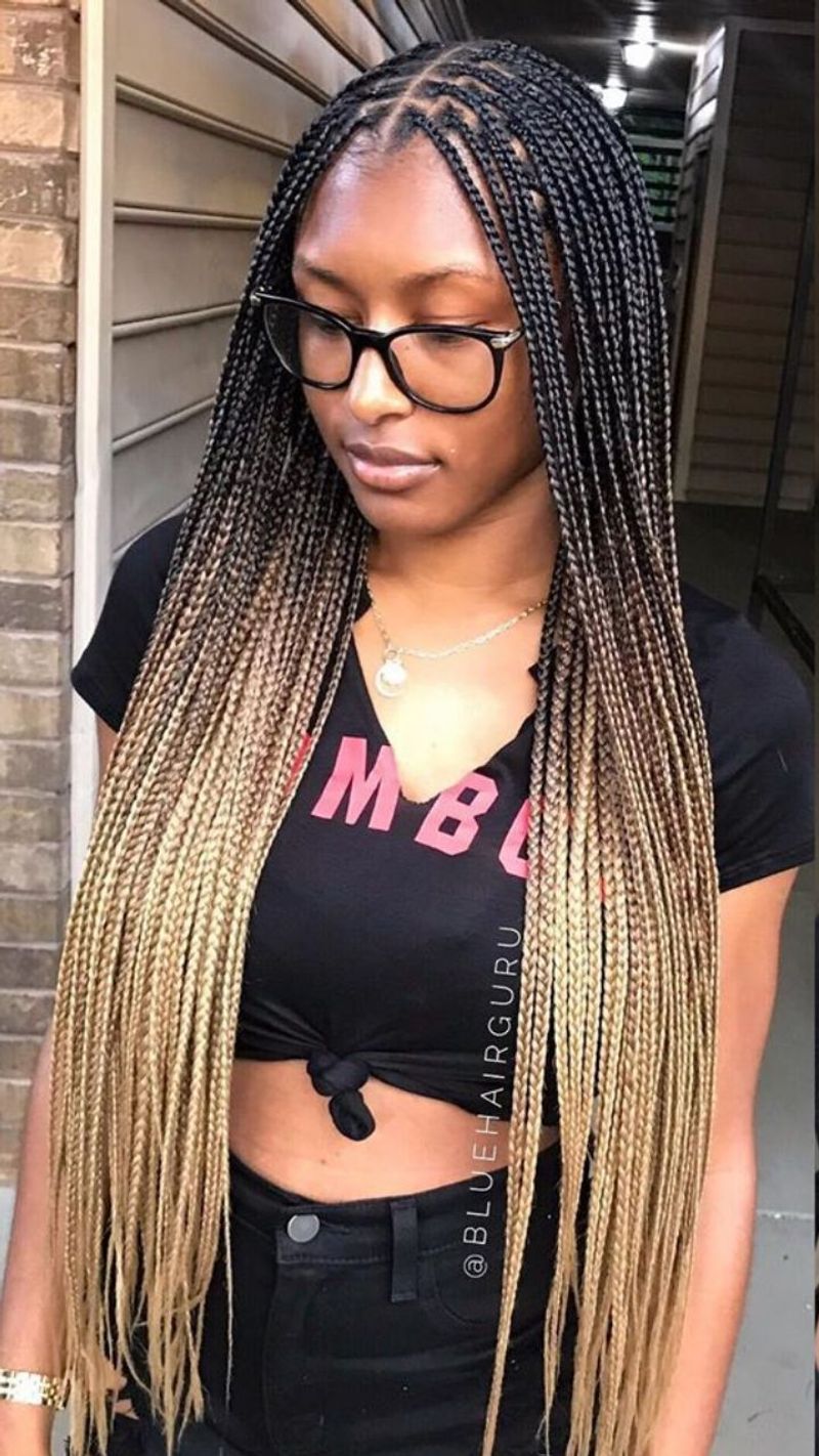Ombré Box Braids