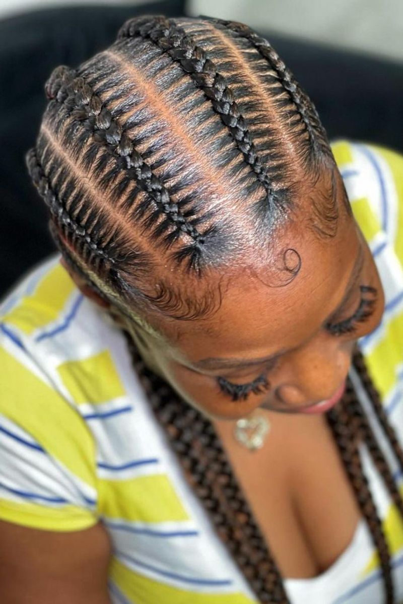 Sleek Cornrows