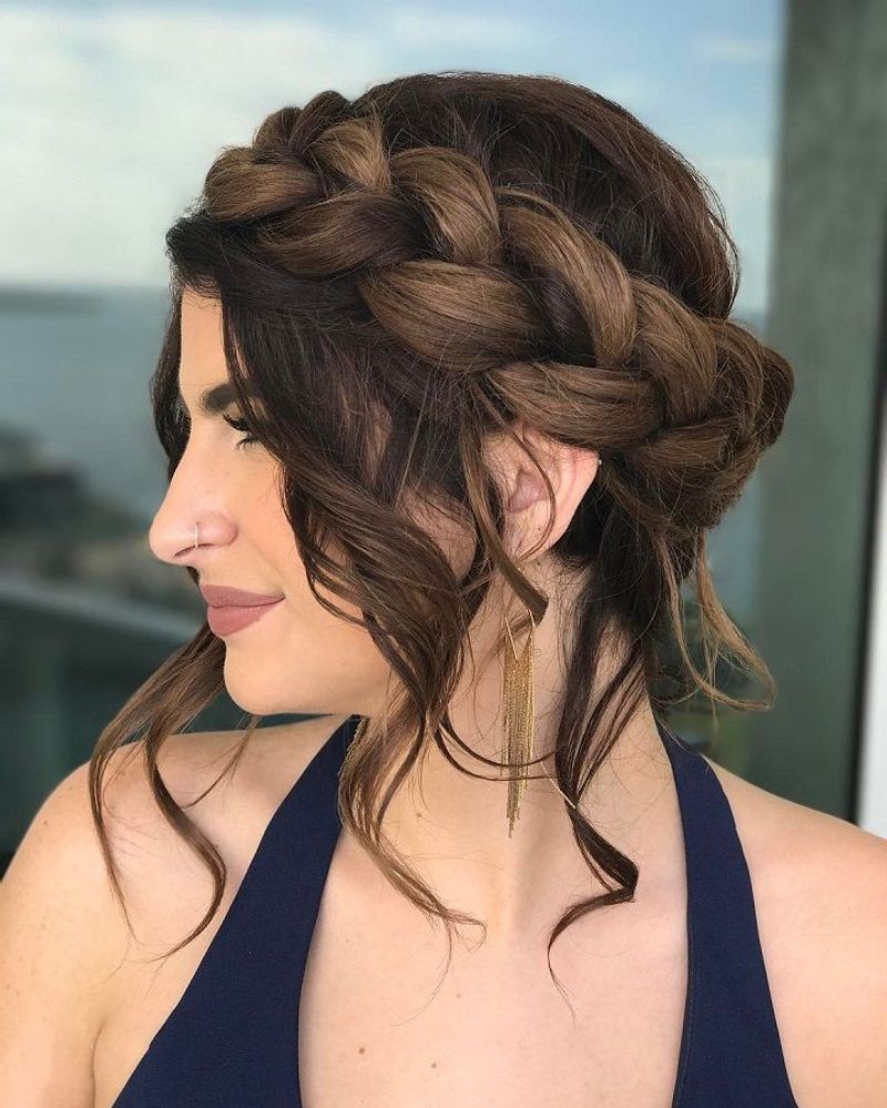 Kroonvlecht Updo