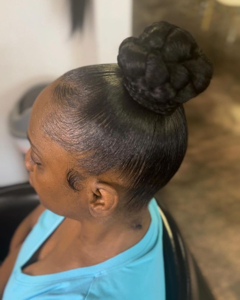 Braided Ballerina Bun