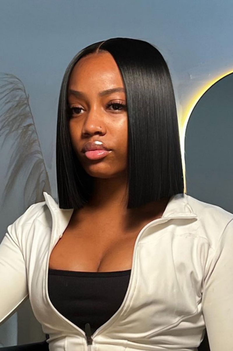 Sleek Bob with Blunt Ends