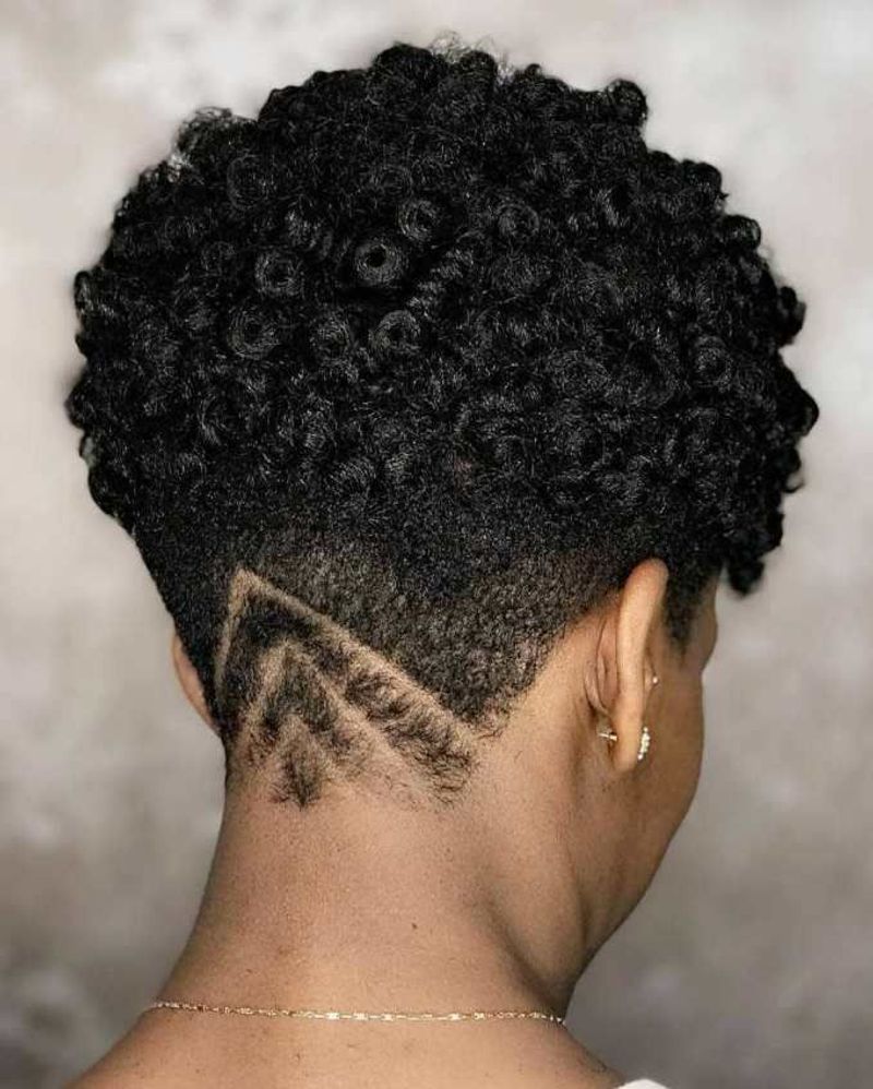 The Crown Afro with Tapered Nape
